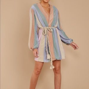 Aura wrap dress.